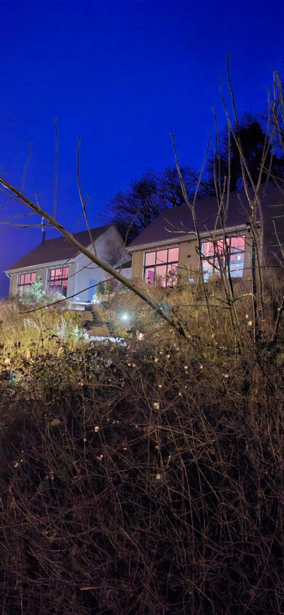 Odenwald-Lodge Mit Infrarotsauna Und E-Ladestation Im Naturpark Odenwald "Haus Himmelblau" Reichelsheim Exterior foto